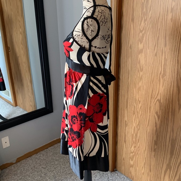 Forever 21 zebra and red halter dress - Picture 5 of 5